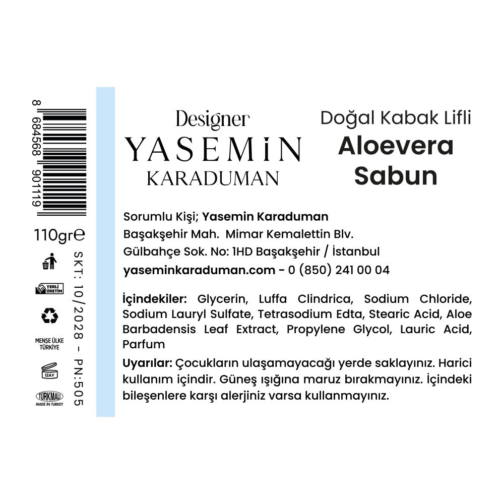 Doğal Lifli Jelli Aloeveralı Sabun - 2