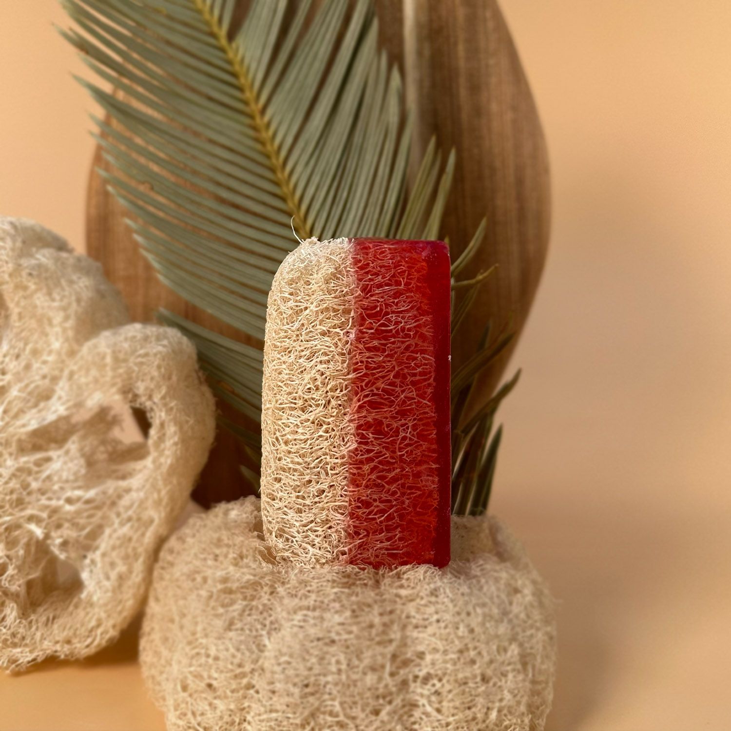 Doğal Lifli Nar Çiçeği Sabun - 1